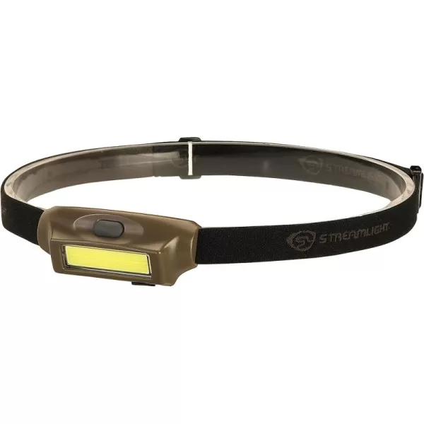 Streamlight 61700 Bandit 180-Lumen Rechargeable LED Headlamp with USB Cord, Hat Clip &amp; Elastic Headstrap, White LED, Yellow