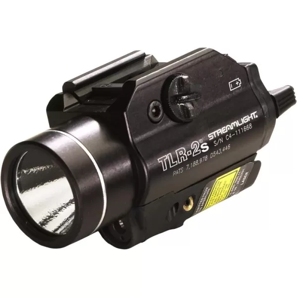 Streamlight 69120 TLR-2 300-Lumen Rail Mounted Weapon Light with Integrated with Red Laser, Black