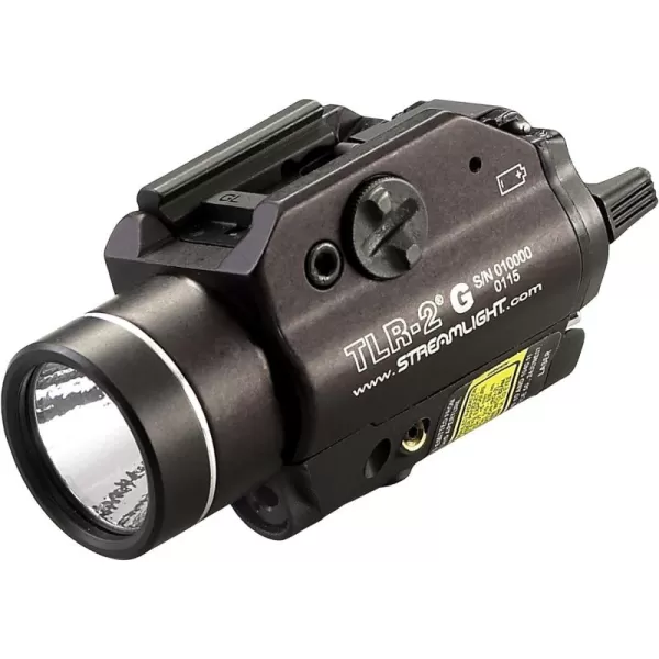 Streamlight 69120 TLR-2 300-Lumen Rail Mounted Weapon Light with Integrated with Red Laser, Black