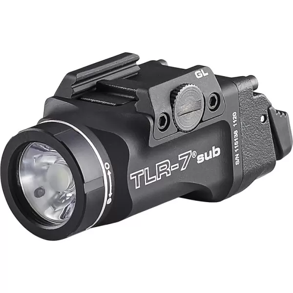 Streamlight 69401 TLR-7 Sub 500-Lumen Pistol Light Without Laser Designed Exclusively and Solely for Railed Sig Sauer P365 &amp; P365 XL, Includes Mounting Kit, and Key, Black