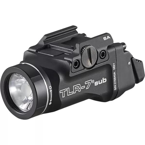 Streamlight 69401 TLR-7 Sub 500-Lumen Pistol Light Without Laser Designed Exclusively and Solely for Railed Sig Sauer P365 &amp; P365 XL, Includes Mounting Kit, and Key, Black