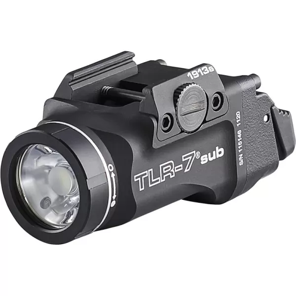 Streamlight 69401 TLR-7 Sub 500-Lumen Pistol Light Without Laser Designed Exclusively and Solely for Railed Sig Sauer P365 &amp; P365 XL, Includes Mounting Kit, and Key, Black