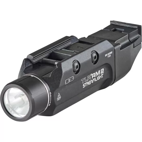 Streamlight 69450 TLR RM 2 Compact, Portable Rail-Mounted LED Tactical Lighting System with Tail Loc, Remote Switch, and 2 Lithium Batteries, Black