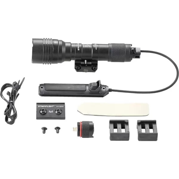 Streamlight 88071 ProTac Rail Mount HL-X USB 1000-Lumen Rechargeable Multi-Fuel Weapon Light with USB Battery and Cable, Remote Switch, Tail Switch, and Clips, Box, Black