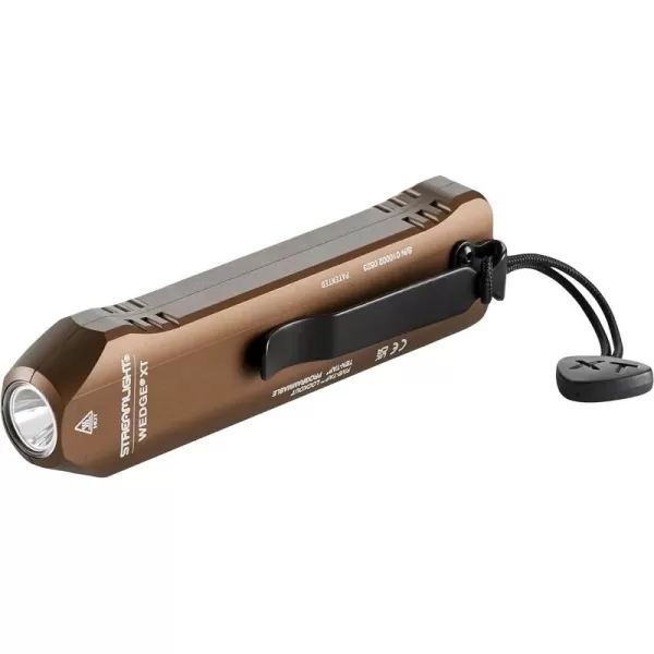 Streamlight 88812 Wedge XT 500-Lumen Slim Everyday Carry Flashlight, Includes USB-Cord, Pocket Lanyard, Black