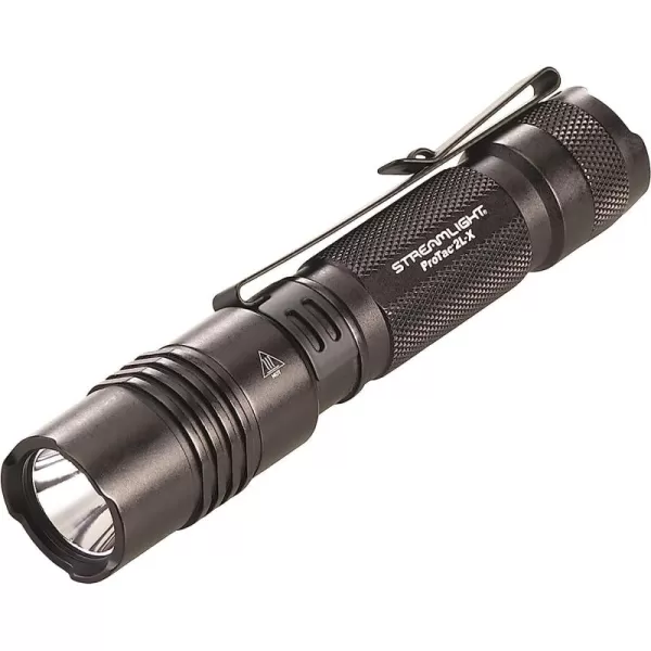 Streamlight 88062 ProTac 2L-X 500-Lumen EDC High Performance Multi-Fuel LED Tactical Flashlight, Includes CR123A Batteries, Holster, and Clip, Rechargeable, Durable, Black