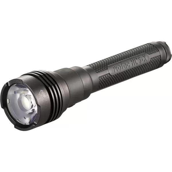 Streamlight 88081 ProTac HL 5-X USB 3500-Lumen Rechargeable Flashlight With 2 SL-B26 Battery Pack, Dual USB Cord and Wrist Lanyard, Black - Box Packaged