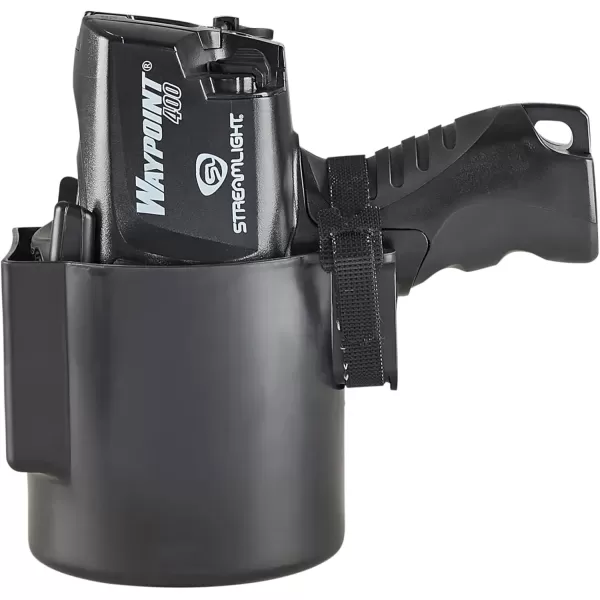 imageStreamlight 44911 Waypoint 400 Rechargeable 1400Lumen Long Range PistolGrip Spotlight with 120V AC Charger and Polymer HolderMount BlackBlack