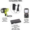 imageStreamlight 44909 120V AC Charger and Cord for use with Streamlight WayPoint 300 Spotlight Flashlights Super Siege Lanterns and Liion 8Unit Bank Chargers Black