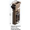 imageStreamlight 14068 Sidewinder 55Lumens LED Rescue Waterproof Flashlight with 2 AA Alkaline Batteries and EMount in Box CoyoteAviation Waterproof