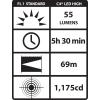 imageStreamlight 14068 Sidewinder 55Lumens LED Rescue Waterproof Flashlight with 2 AA Alkaline Batteries and EMount in Box CoyoteMilitary Waterproof