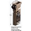 imageStreamlight 14068 Sidewinder 55Lumens LED Rescue Waterproof Flashlight with 2 AA Alkaline Batteries and EMount in Box CoyoteMilitary Waterproof