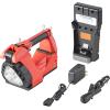 imageStreamlight 44371 Vulcan Clutch 1700Lumen Rechargeable MultiFunction Lantern with 120V100V AC12V DC Includes Heavy Duty Shoulder Strap YellowOrange