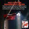 imageStreamlight 44371 Vulcan Clutch 1700Lumen Rechargeable MultiFunction Lantern with 120V100V AC12V DC Includes Heavy Duty Shoulder Strap YellowOrange