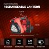 imageStreamlight 44371 Vulcan Clutch 1700Lumen Rechargeable MultiFunction Lantern with 120V100V AC12V DC Includes Heavy Duty Shoulder Strap YellowOrange