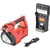 imageStreamlight 44371 Vulcan Clutch 1700Lumen Rechargeable MultiFunction Lantern with 120V100V AC12V DC Includes Heavy Duty Shoulder Strap YellowOrange