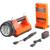 imageStreamlight 45861 ESpot Firebox 1500Lumen 110000 Candela Rechargeable Spot Beam Lantern with Dual Rear LEDs ACDC Charging Heavy Duty Shoulder Strap and Mounting Rack Orange