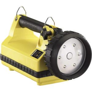 imageStreamlight 45825 EFlood LiteBox 1500Lumen 4700 Candela Rechargeable Flood Beam Lantern with Vehicle Mount System Direct Wire DC Charging Rack and Heavy Duty Shoulder Strap Yellow