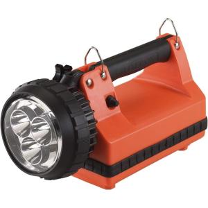 imageStreamlight 45855 ESpot LiteBox 1500Lumen 110000 Candela Rechargeable Spot Beam Lantern with Vehicle Mount System Direct Wire DC Charging Rack and Heavy Duty Shoulder Strap OrangeOrange