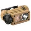 imageStreamlight 14102 Sidewinder Compact 55Lumens Hands Free Military Flashlight with Helmet Mount ampamp Lithium Battery in Clamshell Coyote