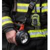 imageStreamlight 44450 Fire Vulcan 180Lumen LED Flashlight with Standard System Includes ACDC Charger Dual Rear LEDs and Quick Release Shoulder Strap Orange120Volt AC12V DC Charger