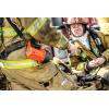 imageStreamlight 44450 Fire Vulcan 180Lumen LED Flashlight with Standard System Includes ACDC Charger Dual Rear LEDs and Quick Release Shoulder Strap Orange120Volt AC12V DC Charger