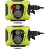 imageStreamlight 61436 Enduro Pro 200Lumen USB Rechargeable LED Headlamp with Elastic Head Strap Rubber Hard Hat Strap 3M Dual Lock Fasteners and USB Cable Yellow