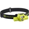 imageStreamlight 61463 USB HAZLO 250Lumen Intrinsically Safe Headlamp with 120V AC Charging System and Cradle Elastic Head Strap Rubber Hard Hat Strap and 3M Dual Lock Fasteners Yellow
