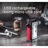 imageStreamlight 61501 Flipmate 500Lumen USB Rechargeable MultiFunction Compact Work Light RedRed