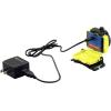 imageStreamlight 61601 Double Clutch USB 125Lumen MultiFuel LED Headlamp with Elastic Head Strap Rubber Hard Hat Strap and USB Cable BlackYellow