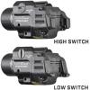 imageStreamlight 69465 TLR8 HLX USB 1000Lumen Weapon Mounted Rechargeable Tactical Flashlight with Integrated Red Aiming Laser Includes Key Kit Tool and Rechargeable Battery Black