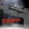 imageStreamlight 88089 ProTac RailMount HLX 1000Lumen MultiFuel Weapon Light with Integrated Red Aiming Beam Remote Switch Tail Switch and Clips Black