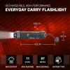 imageStreamlight 88810 Wedge 300Lumen Slim Everyday Carry Flashlight Includes USBC Cable and Lanyard BlackBlack