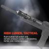 imageStreamlight 89003 ProTac 20 2000Lumen Rail Mount High Lumen Tactical Rechargeable Long WeaponMounted Flashlight with SLB50 Battery Pack and USBC Cord Black