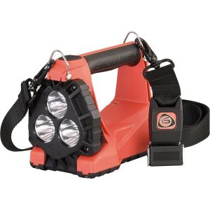 imageStreamlight 44325 Vulcan 180 HAZLO Vehicle Mount System Class I DIV1 400Lumen Rechargeable LanternPortable Scene Light with 12V DC Charger and Heavy Duty Shoulder Strap YellowOrange