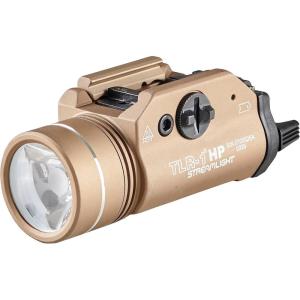 imageStreamlight 59150 TLR1 HP 1000Lumen Rail Mounted High Candela Tactical Weapon Light with Rail Locating Keys and Batteries BlackFlat Dark Earth