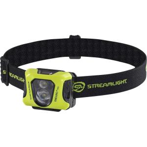imageStreamlight 61436 Enduro Pro 200Lumen USB Rechargeable LED Headlamp with Elastic Head Strap Rubber Hard Hat Strap 3M Dual Lock Fasteners and USB Cable Yellow