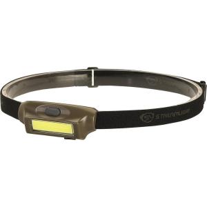 imageStreamlight 61706 Bandit 180Lumen USB Rechargeable Red LED Headlamp with Elastic Head Strap Clip and USB Cable Coyote