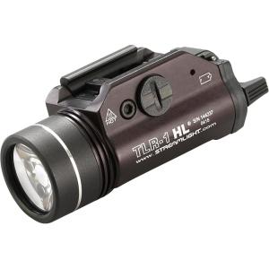 imageStreamlight 69210 TLR1s 300Lumen LED Rail Mounted Flashlight with Strobe Function and Rail Locating Keys Blackwith Earless Screw