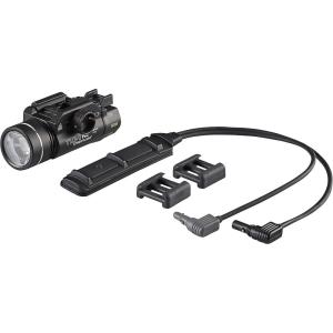 imageStreamlight 69262 TLR1 HL 1000Lumen 20000 Candela RailMounted Tactical Weapon Light with Long Gun Kit Includes Safe Off Remote and Standard Switches Remote Pressure Switch Mounting Clips BlackBlack