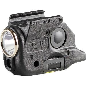 imageStreamlight 69355 TLR6 HL G 300Lumen Rechargeable Weapon Light with Green Laser Designed Exclusively and Solely for Glock 43X48 MOS Railed Models Only Black