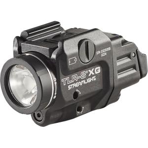imageStreamlight 69434 TLR8A G Flex 500Lumen Low Profile Pistol Light with Integrated Green Aiming Laser for Select Handguns Includes Rear Switches Mounting Kit and Keys Black