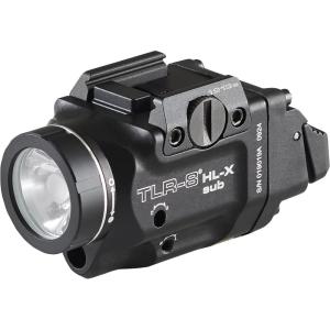 imageStreamlight 69468 TLR8 HLX sub USB 1000Lumen Weapon RailMounted Rechargeable Tactical Flashlight with Integrated Red Aiming Laser for Select 1913 Only Black