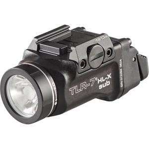 imageStreamlight 69505 TLR7 HLX sub USB 1000Lumen Rechargeable RailMounted Weapon Light Designed Exclusively for Select 1913 Short Railed Subcompact Models Includes Mounting Kit with Keys Black