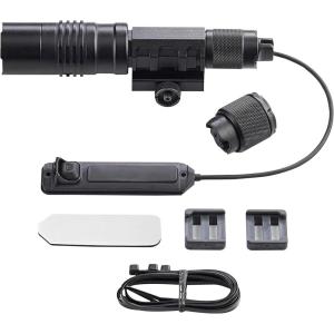 imageStreamlight 88089 ProTac RailMount HLX 1000Lumen MultiFuel Weapon Light with Integrated Red Aiming Beam Remote Switch Tail Switch and Clips Black
