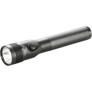imageStreamlight 75434 Stinger LED High Lumen Rechargeable Flashlight with 120Volt AC12Volt DC Piggyback Charger  800 Lumens Black120 Volt AC12Volt DC Charger and 2 Holders