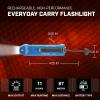 imageStreamlight 88825 Wedge XT 500Lumen Slim Everyday Carry Flashlight Includes USBCable and Pocket Lanyard Blue COPS Edition