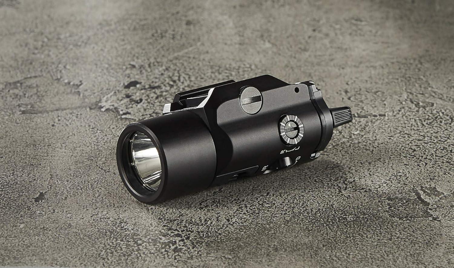 imageStreamlight 69192 TLRVIR II Visible LEDIR IlluminatorIR Beam with Rail Locating Keys Black