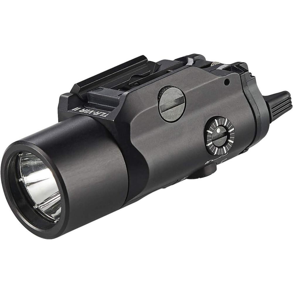 imageStreamlight 69192 TLRVIR II Visible LEDIR IlluminatorIR Beam with Rail Locating Keys Black