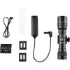 imageStreamlight 89016 ProTac RailMount HPX Pro USB System 800Lumen 105000Candela Rechargeable Tactical Flashlight with JackCap Tail Switch MLOK Mount Pressure Switch and Battery Black